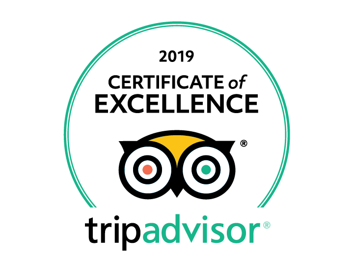 2019 Tripadvisor Certificate of Excellence 2019 Tripadvisor Certificate of Excellence