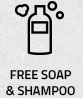 Free Soap & Shampoo Free Soap & Shampoo