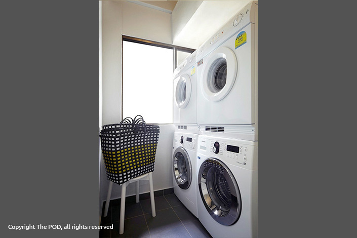 Free use of laundry facilities Free use of laundry facilities