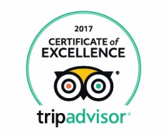 2017 Tripadvisor Certificate of Excellence 2017 Tripadvisor Certificate of Excellence