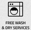 Free Wash & Dry Services