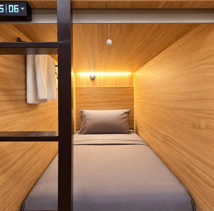 Front Entry Single Pod The POD Boutique Capsule Hotel Singapore Front Entry Single Pod The POD Boutique Capsule Hotel Singapore